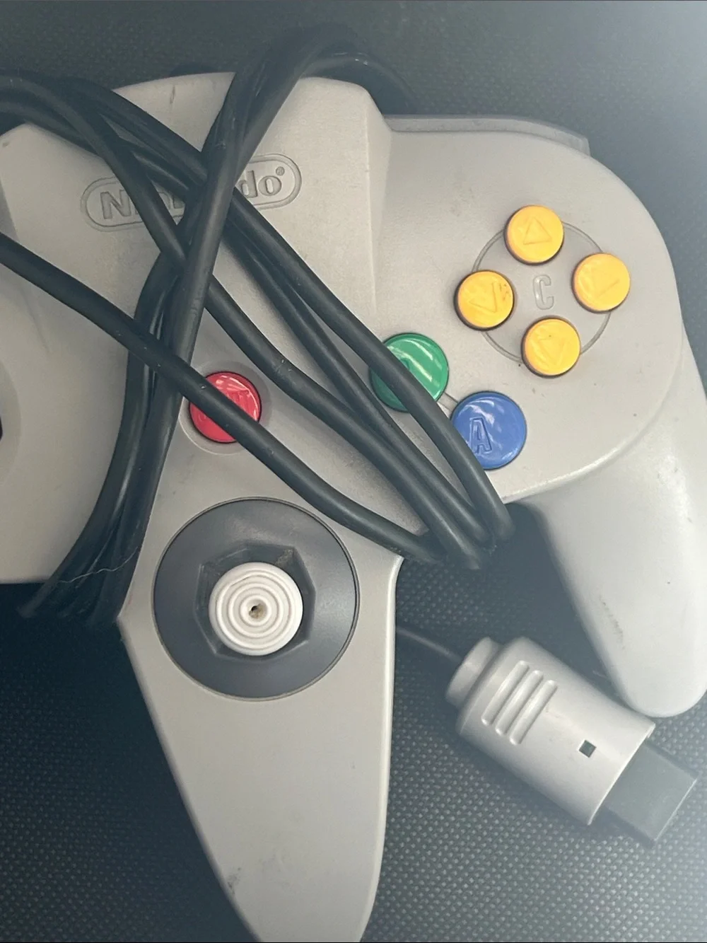 Nintendo OEM Gray N64 Controller - Used